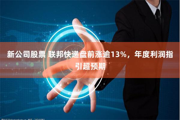 新公司股票 联邦快递盘前涨逾13%，年度利润指引超预期