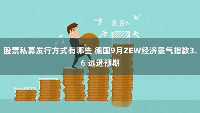 股票私募发行方式有哪些 德国9月ZEW经济景气指数3.6 远逊预期